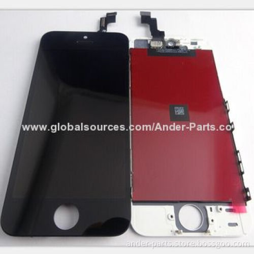 OEM LCD Screen Digitizer Assembly for iPhone 5S, Black/White, Wholesale, 100% Tested